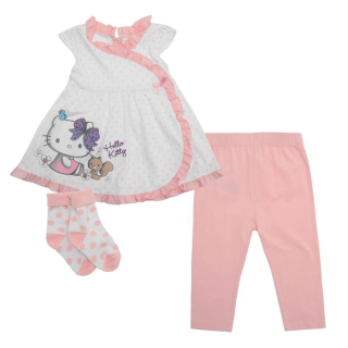 HELLO KITTY Ahoj Kitty Dress Leggings Ponožky R. 86-92