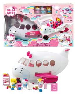HELLO KITTY Ahoj Kitty Airplane Kit Jet + 3 čísla