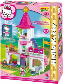 HELLO KITTY Ahoj Kitty Klocki Unico Plus Kitty-Castello