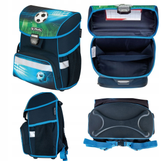 Aktovka školská taška - Herlitz Tornister Bathpack Loop Soccer