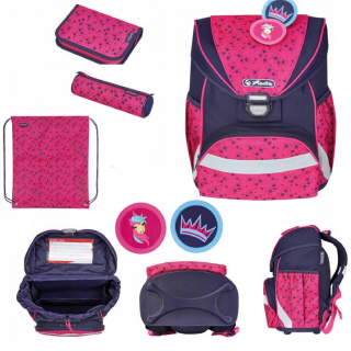 Aktovka školská taška - Herlitz SchoolBag Backpack Ultralight Plus Hviezdy