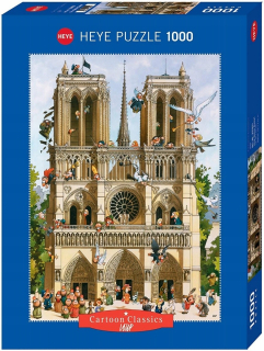 Požiarnik Sam  - Heye Puzzle 1000 Elements Viva Notre Dame