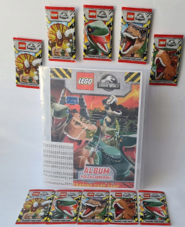 Jurský svet - Hit LEGO JURASSIC WORLD ALBUM CARD 75 SACHETY 15