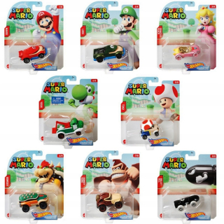 Super Mario - Hot Wheels Super Mario Set 8 ks. GjJ23