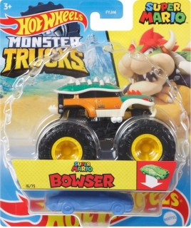 Super Mario - Príťažlivé kolesá Super Mario Monster Truck Bowser GTH65