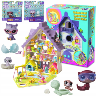 Littlest Pet Shop - Hotel pre obrázok Littlest Pet Shop +5 Figurines + AKC
