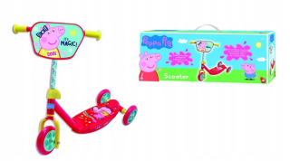 Pepa Pig - Scooter Peppa trojkolka 3-kolesové kvality