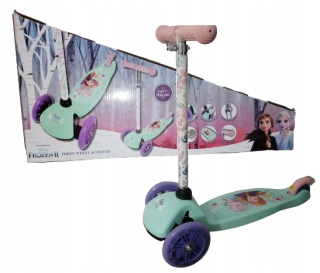 Elsa Frozen - Scooter Trojkolka Land of Ice Anna Elsa Balans