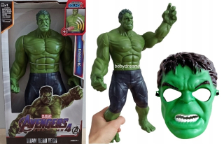 HULK - HULK Figurine + Mask Nová robustná mobilná verzia