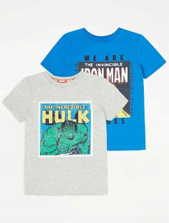HULK - Hulk Marvel 2 ks T-Shirt tričko 128-134 cm 8-9