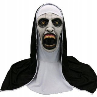 Halloweenska maska Cosplay Nun Sister Presenta