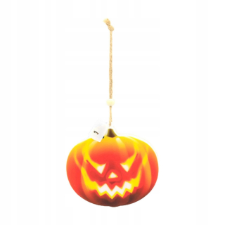 Halloweenske LED svetlá na zavesenie na dvere tekvicové rekvizity