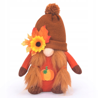 Dekorácia na tému Halloween Autumn Gnome 30 CM