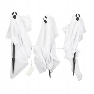Halloweenské svetlá 3 ks duch