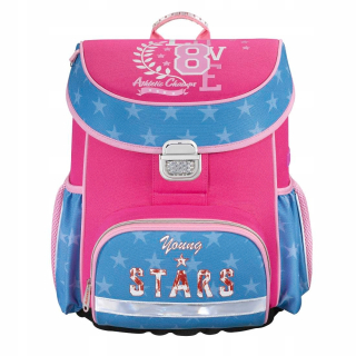 Aktovka školská taška - Školská škola Satchel Young & Stars Light