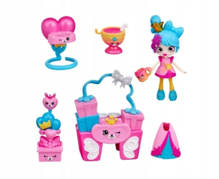 Shopkins - Šťastné miesta Starter Kit Squrrel Palace Party