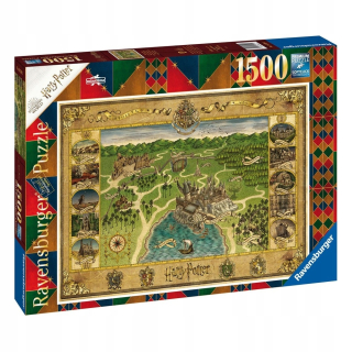 HARRY POTTER - Harry Potter Puzzle 1530 prvky Mapa Rokfortu