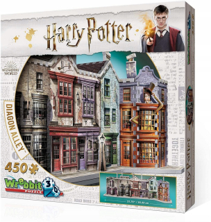 HARRY POTTER - Harry Potter 3D Puzzle - 450 CZ. Wrebit kamienica