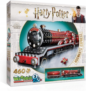 HARRY POTTER - Harry Potter 3D Puzzle - 460 častí lokomotívy