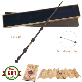 HARRY POTTER - Harry Potter Wand Black Metal Core a mapa