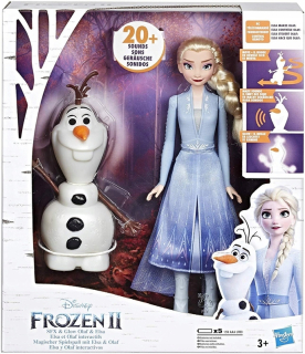 Hasbro Land of Ice 2 Frozen Elsa a OLAF Doll