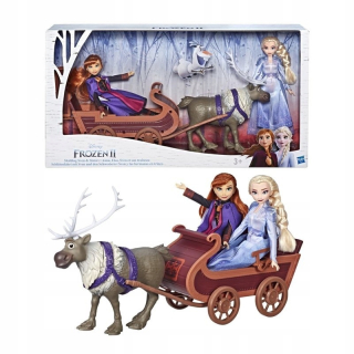 Elsa Frozen - Hasbro Land of Ice 2 Sane + Doll Anna Elsa Sven