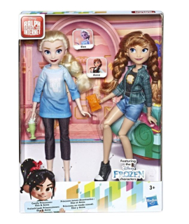 Hasbro Ľadová kráľovná bábika Elsa a Anna 2-Pak E7417