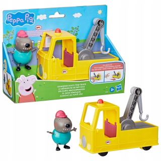 Hasbro Prasiatko Peppa Ťahač Truck Dedo Pes s figúrkou F9519