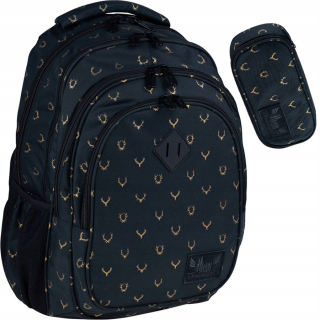 Školská taška - batoh, set, zostava - Hash Youth Batchpack Set pre dievčatá