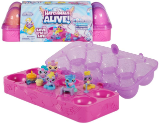 Hatchimals Alive - 5 figúr v vyliahnutých vajíčkach + 10 doplnkov 20142741