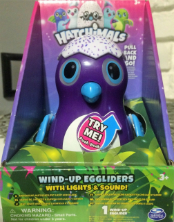 Hatchimals - Hatchi-wow Hatchals figúrka pomaly fialová