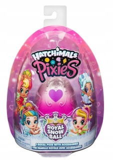 Hatchimals - Hatchi-wow Hatchals Pixies Doll Royal Sneh Ball Pink