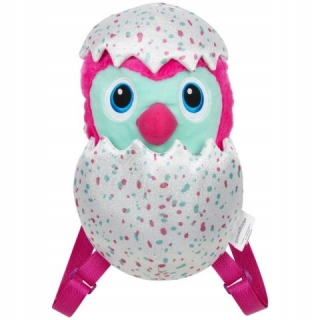 Hatchimals - Hatchi-wow HatchImals Bathpack Plush Pink Scratch Egg