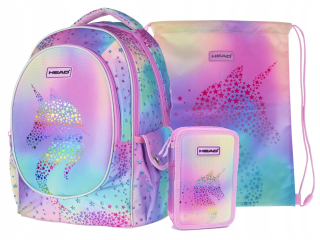Školský batoh, taška - Head School Bag Bathpack Unicorn Ombre