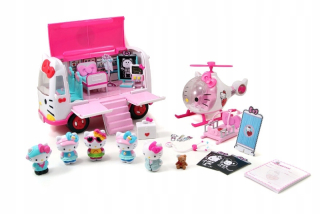 HELLO KITTY Ahoj Kitty Ambulancia Rescue Figurines Príslušenstvo