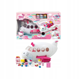 HELLO KITTY Ahoj Kitty Jet Plane. Figurines Belly