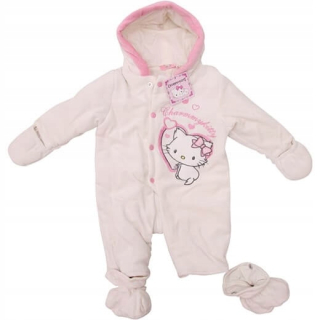 HELLO KITTY Ahoj Kitty Zimné skoky Ecru Baby Girl 80