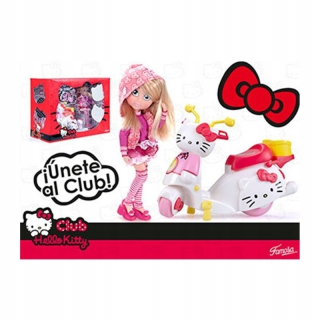 HELLO KITTY Ahoj Kitty Hračka Doll a Scooter Figurine Kit
