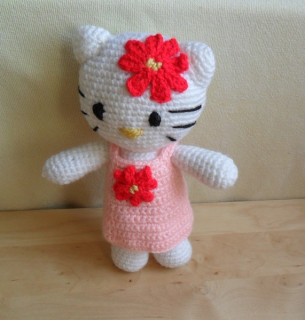 HELLO KITTY Ahoj Kitty-Kotek Mascot