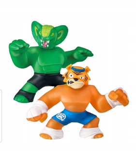 SPIDERMAN - Heroes of Goo Jit Zu versus Tigor Verus Viper 2ks