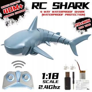 TOY STORY - Hot RC simulačné žralok hračky 2.4g 4CH