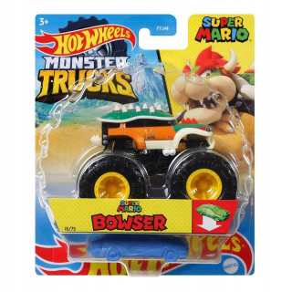 Super Mario - Hotové kolesá Bowser Monster Trucks Koopa Mario 1:64