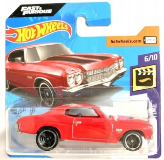 Hot Wheels FAST & FURIOUS Rýchlo a zbesilo - '70 CHEVELLE SS