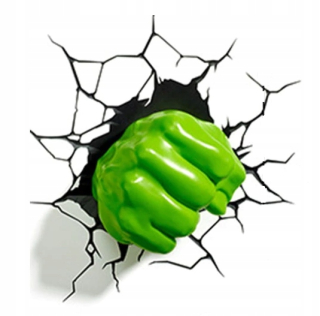 HULK - HULK RUT 3D NOT NOCK LAMP