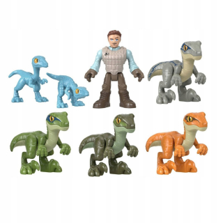 Jurský svet - Imaginext Jursic Jursic World Raptor Trainer Owen Set