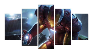 HULK - Ironman Hulk Marvel Avengers Picture Triptych plagát