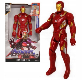 VEĽKÁ POHYBLIVÁ POSTAVA IRONMAN 30CM ZVUKOVÉ SVETLO
