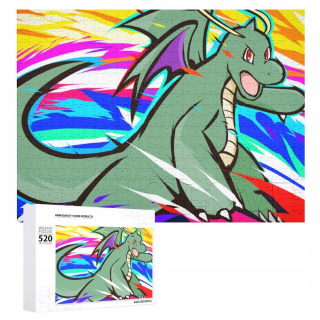 Pokémoni - Ishmam Pokemon Dragonite Puzzle 520 kusov