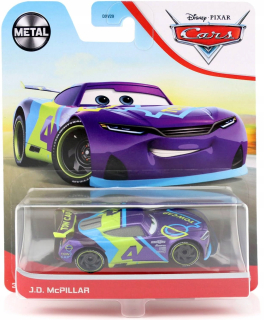 McQueen - J.D. Mcpillar ťažné uzáver # 4 autá Cars Disney Mattel