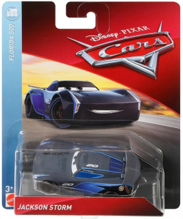 McQueen - Jackson Storm Auta 3 Cars Car 1:55 Storm Mattel